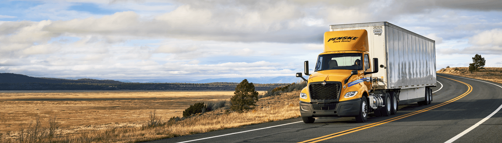 Penske truck driving