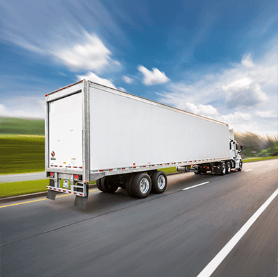 White Semi-Trailer